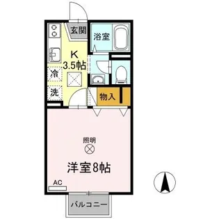 メゾンたちばな C棟【1階】の間取り