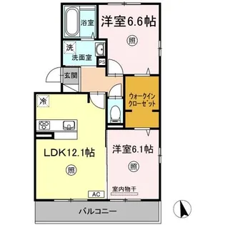 エストレーラ【2階】の間取り