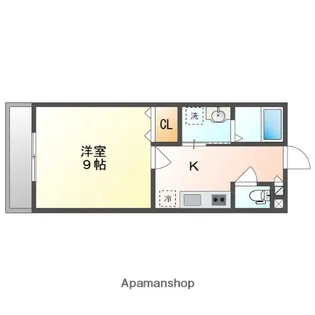アーバンテラス東岡山Ⅱ【2階】の間取り