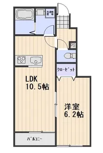 エクセレンス西花尻【1階】の間取り