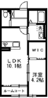 MAISON DE CARAMEL【202号室】の間取り