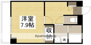 パークサイド新保【202号室】の間取り