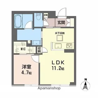 シャーメゾン野田レジデンス【1階】の間取り