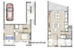 ETENA中仙道西 南棟【2階】の間取り