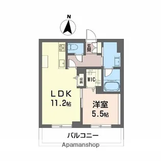 レーベンエイトⅡ【2階】の間取り