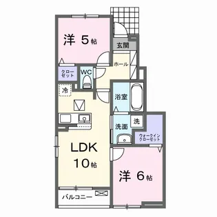 光テラス Ⅱ【1階】の間取り