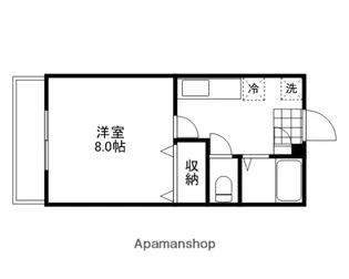 ジュネス学南【2階】の間取り