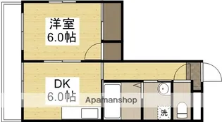 ハイツヨーコ【301号室】の間取り