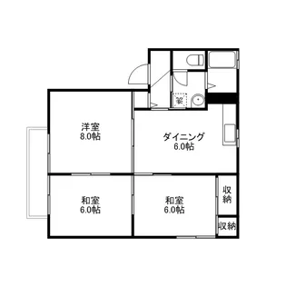 ディアス30 A棟【201号室】の間取り