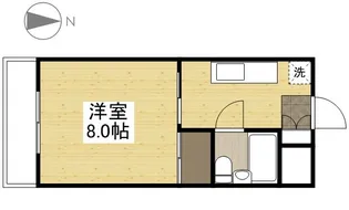 1Kの間取り画像