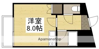 グランデール伊島【501号室】の間取り