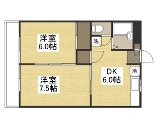 ディアトレス下中野【3階】の間取り