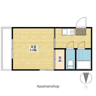 ドゥリーム浜【3階】の間取り