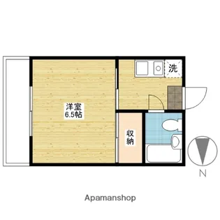 ドゥリーム浜【105号室】の間取り