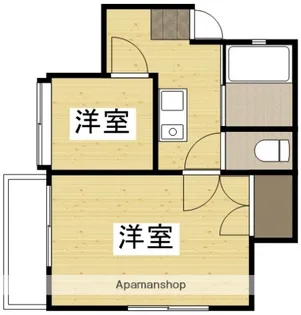 グラデボーレ南方【103号室】の間取り