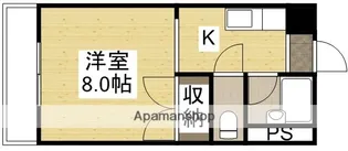 メゾンフルールⅡ【201号室】の間取り