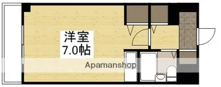 ダイアパレス弓之町【8階】の間取り