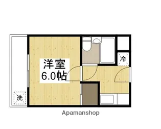 COMFORT HIROSEⅠ【301号室】の間取り