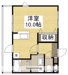グレイスHARAⅡ【103号室】の間取り