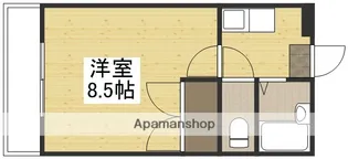 フローラ芥子【2階】の間取り