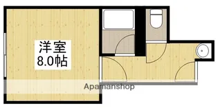 富田町コーポ(西側)【2階】の間取り