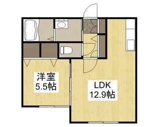 ラ・パルテール金岡東町 壱番館【1階】の間取り