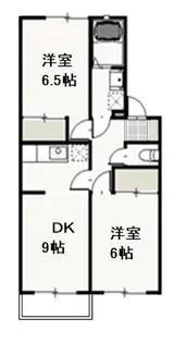 カーサ・ヴィーノ A【2階】の間取り