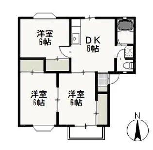 プラントコート A【2階】の間取り