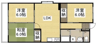 リビエール西坂【2階】の間取り