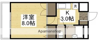 サンツボイⅢ【205号室】の間取り