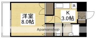 サンツボイⅢ【406号室】の間取り