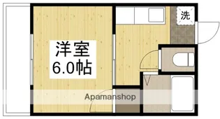 パークプレイス西川原Ⅱ棟【216号室】の間取り