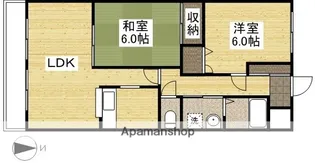 カサブランカ奥田【1階】の間取り