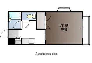 シャトー武本【1階】の間取り