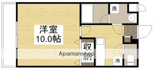 オーランド岩田【103号室】の間取り