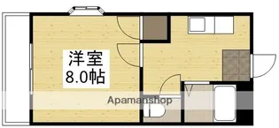 グリーンパーク賞田【101号室】の間取り
