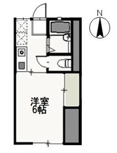 ディナ東岡山【1階】の間取り