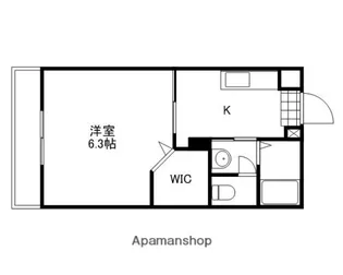 ハッピーコーポA【1階】の間取り