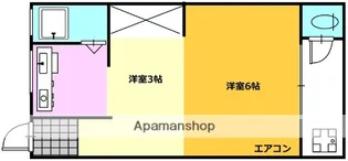 菱川コーポ【205号室】の間取り