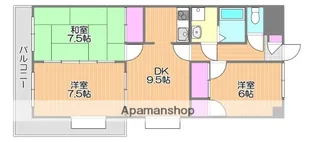 レジデンス山地【301号室】の間取り