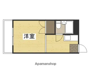 サンライズ津島京町【4階】の間取り