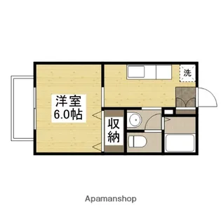 モデラート21 A棟【203号室】の間取り