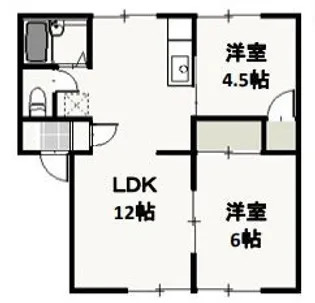 ドミ・アゼリア B【1階】の間取り