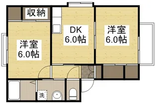 ハピネス【101号室】の間取り