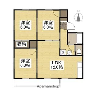 ラ・ポール90【2階】の間取り