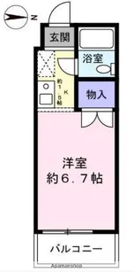 片山グリーンハイツ【1階】の間取り