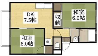 ベルホワイトK【2階】の間取り