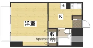 ウェルライフマンションエイブル【402号室】の間取り