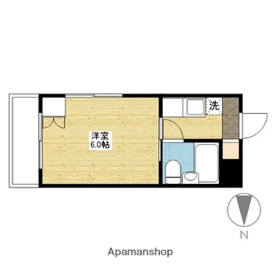 CION伊福町【2階】の間取り