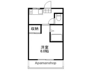 アーバンライフ泉田 Ⅱ棟【225号室】の間取り